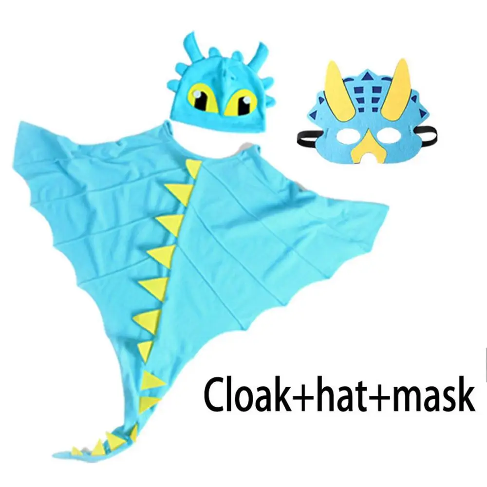 Dragon Costume Kids Dinosaur Costume For Kids Dragon Costume Set Cloak Hat Face Cover For Halloween Dinosaur Dress-up Pretend 22 Dragon Costume Kids Dinosaur Costume For Kids Dragon Costume Set Cloak Hat Face Cover For Halloween Dinosaur Dress-up Pretend
