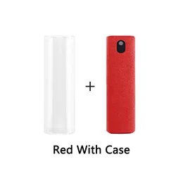 2 - in - 1 Screen Cleaner Spray Bottle Set with Microfiber Cloth - No (Red Case)