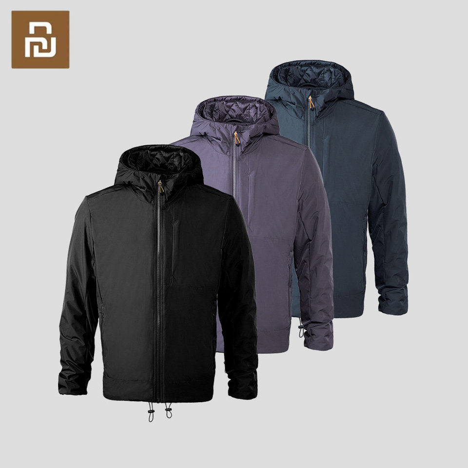 Youpin SKAH Aerogel Cold Suit Jacket Parka Windproof Waterproof Material Hooded Light Space Suit For Anti-cold Men Down Coat 2XL