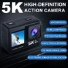 5K 4K60FPS Action Camera Dual IPS Touch LCD EIS 170° DVR 30M Waterproof 5X Zoom Sport Camera With Wireless Mic&Remote Control 1