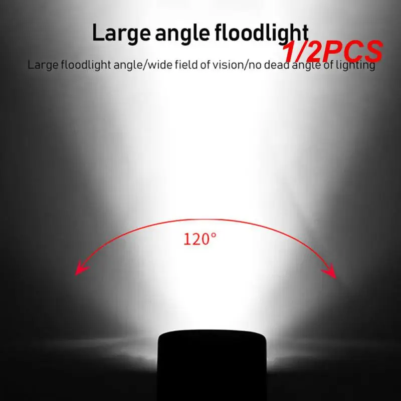 

1/2PCS Light Front 1000Lumen Bike Light 4800mAh Waterproof Flashlight USB Charging MTB Road Cycling Lamp Accessories