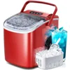 Ice Makers, Countertop Portable  Machine, 9 Bullet-Shaped Ice Cubes,26Lbs/24H, Self-Cleaning Function, Ice Makers 1