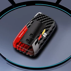 Premium Car Key Case Cover for Lexus - Luxury Shell Fob Holder (2 btn carbon red)