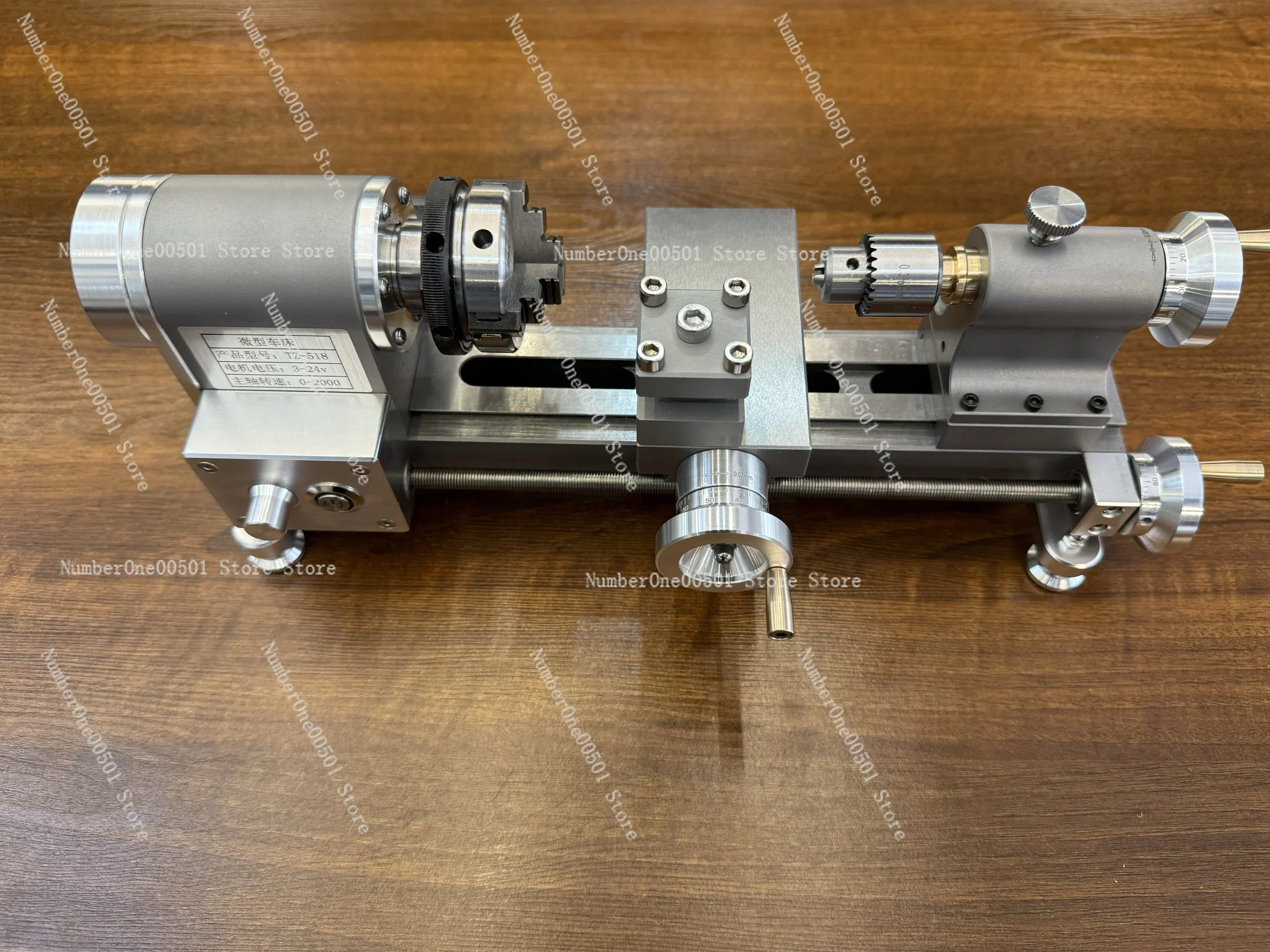 Micro Mill Turntable Mini Lathe Micro Milling Machine Precision Desktop Lathe for ...