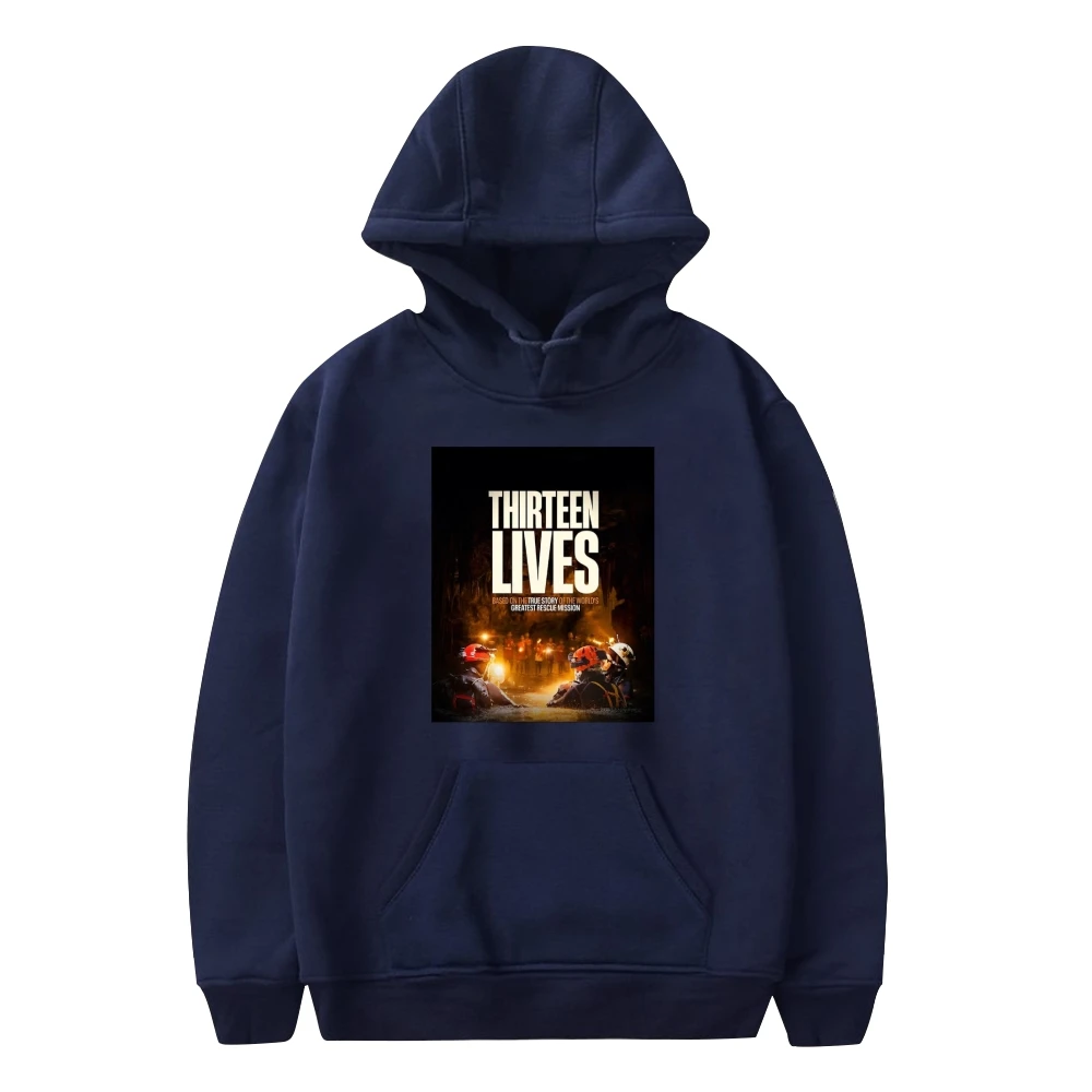 Thirteen Lives American Movie Hoodie Unisex Long Sleeve Women Men Hooded Sweatshirt Casual Style Fashion Clothes
