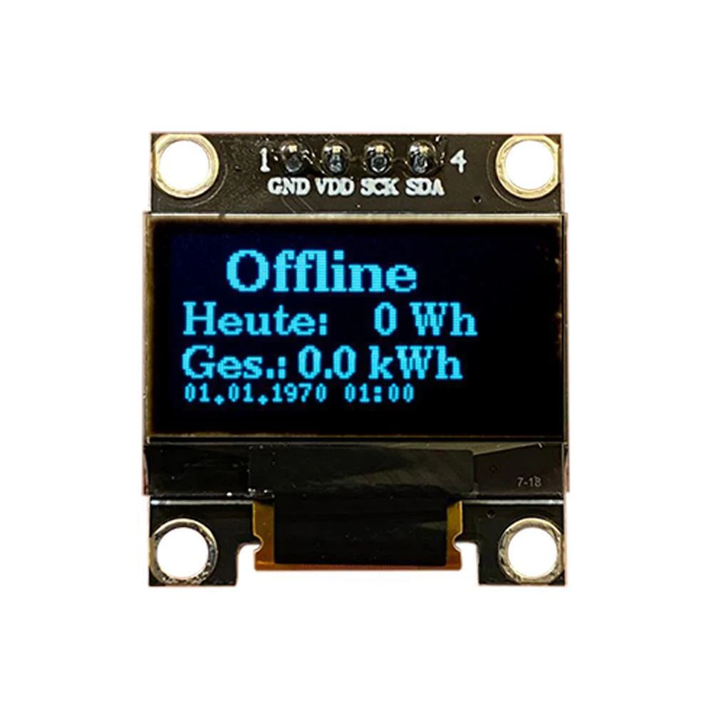 1set modulo applicabile a OpenDTU Hoymiles SSD1306 ESP32 NRF24L01 modulo Suite Kit fai da te accessori per l'energia solare