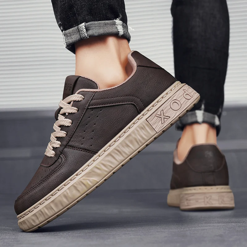 Men's Causal Low Top Breathable Lightweight Non-Slip Sneakers Comfort Fit Walking Shoes for Male 4