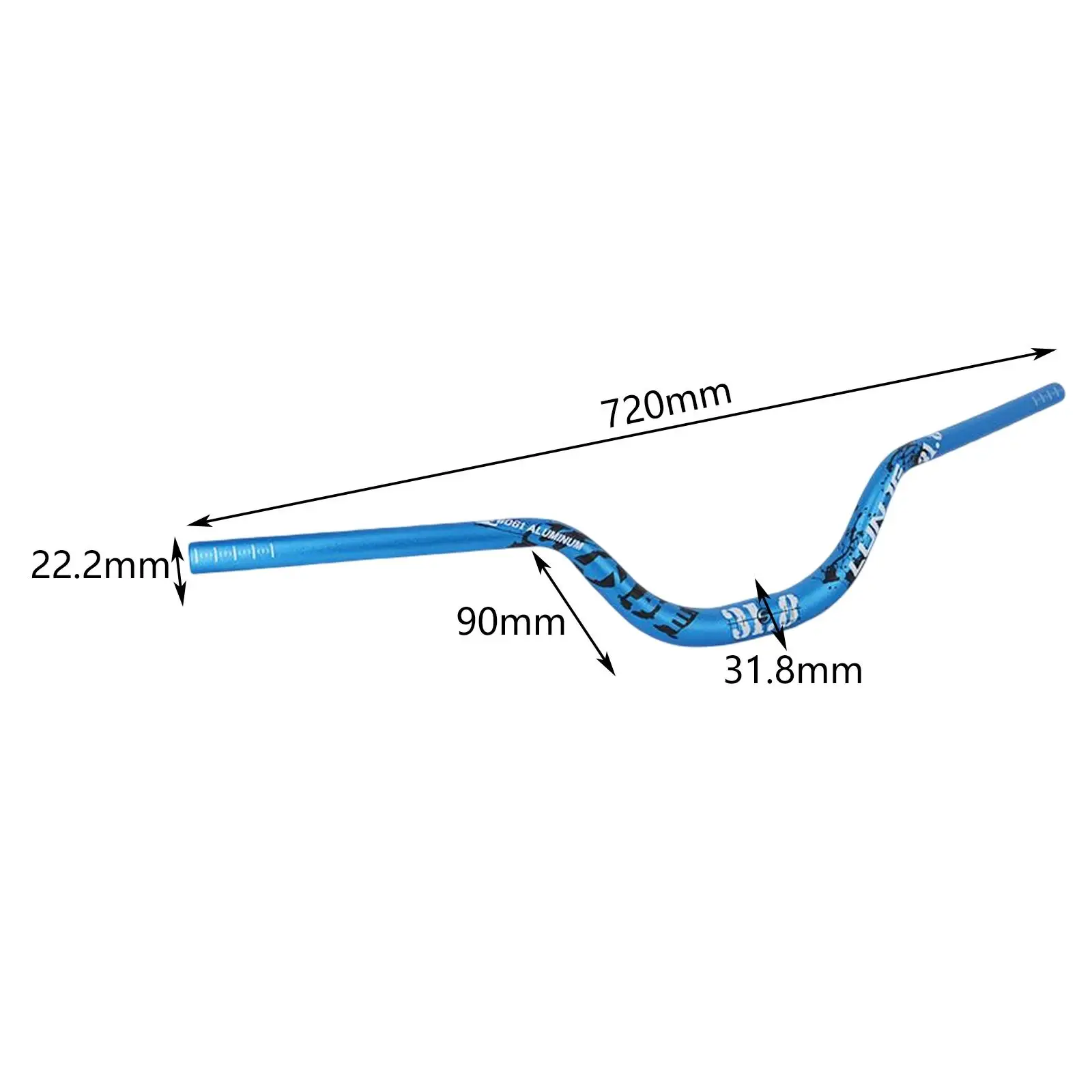   ڵ  31.8x78 0/ 720mm    BMX ڵ  ˷̴ ձ  ڵ  Mtb  ü