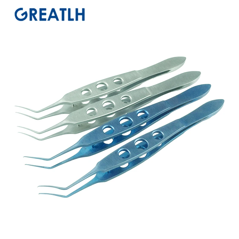 

1pcs 10.5cm Ophthalmic Dovetail Forceps Three-holes Eye Surgical Tools Ophthalmic Instruments