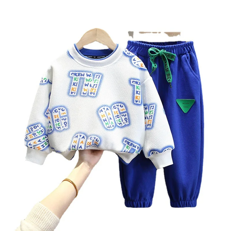 

Children Tracksuit Spring&Autumn Baby Boy Sport Suit Fashion Toddler Sweater+Pants 2Pcs Outfits Kids Clothes Set Girls Set 2-11Y