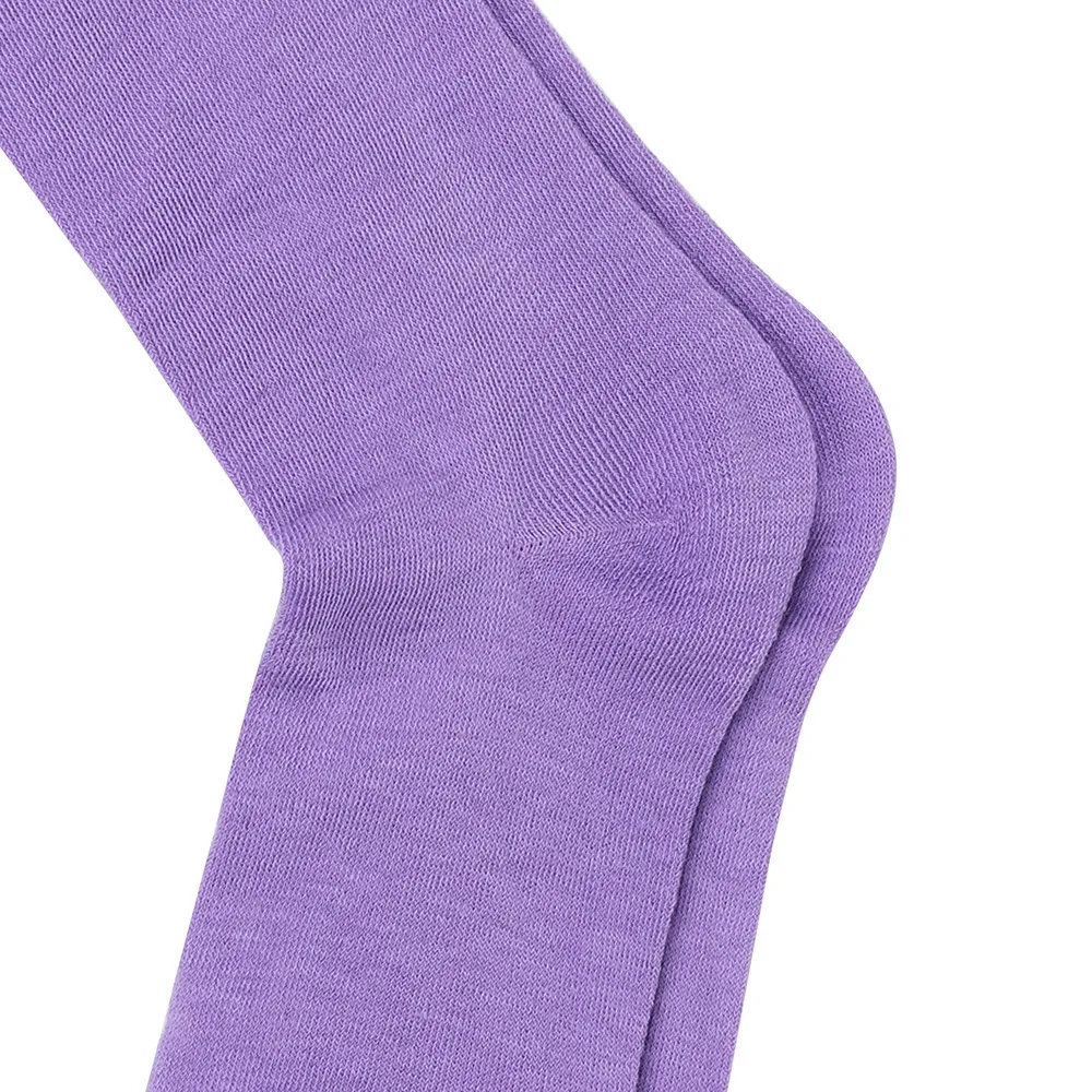New Christmas Socks Solid Color Soft Elastic Knee Socks Women's Long Socks Yoga Socks Halloween Festival Long Socks
