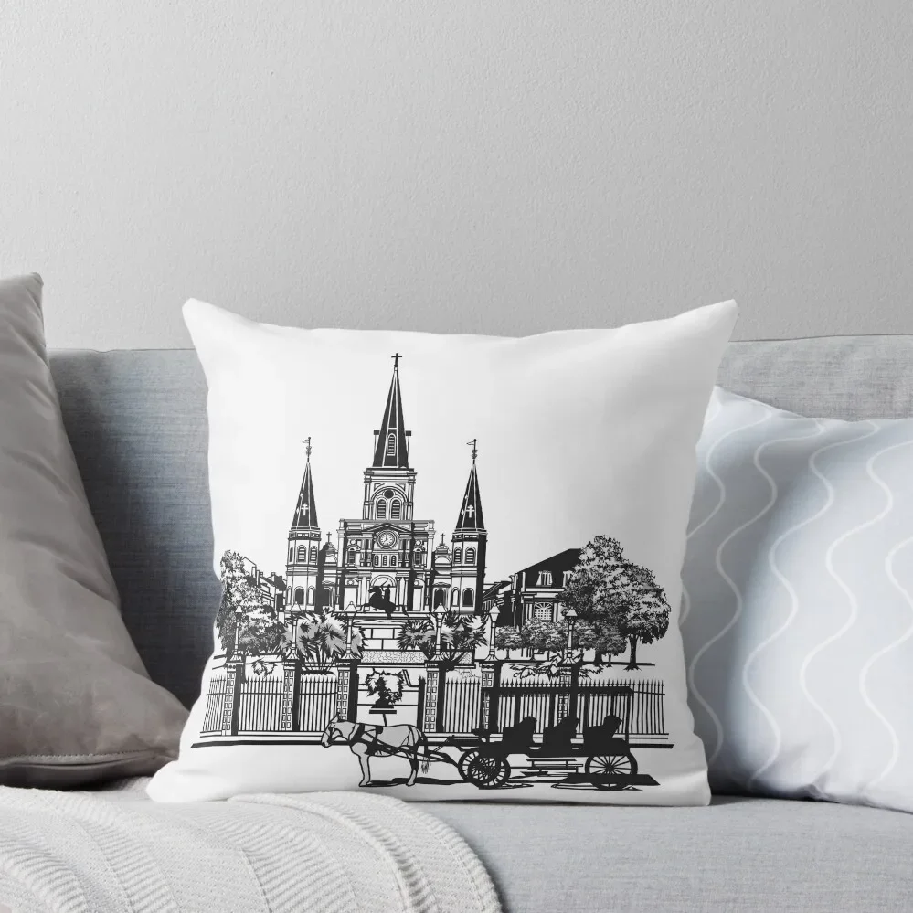 

New Orleans, Louisiana Throw Pillow