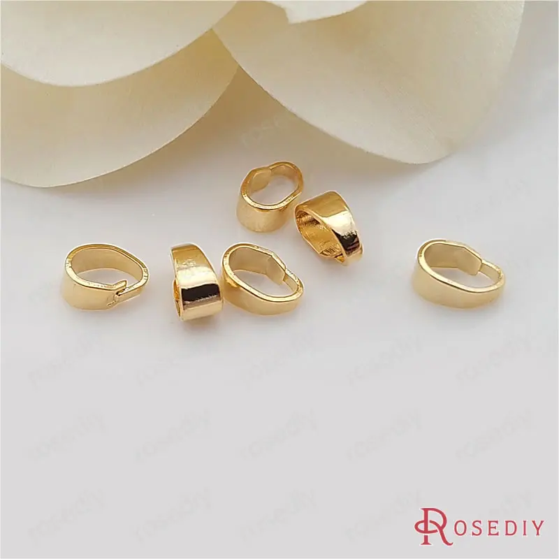 

(D008)20 pieces 7x3.5mm High Quality Champagne Gold Color Plated Brass Charms Connector Pendants Clasps Diy Jewelry Findings