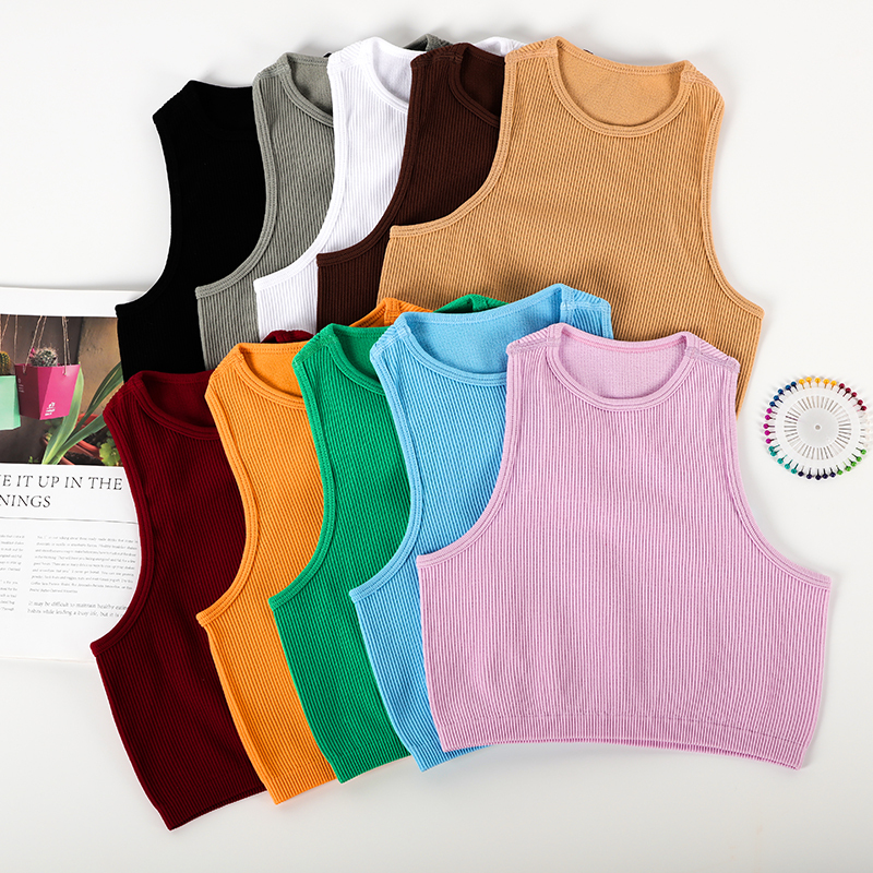 Summer Seamless Push Up Y2k tops Beautiful Sport Sexy Tank Top Mallas Casual Woman Corset Top