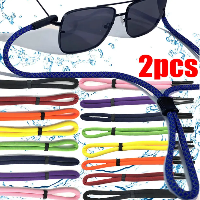 

Unisex Adjustable Water Sports Floating Sunglasses Anti-Slip String Retainer Eyewear Universal Fit Rope Eyeglass Holder Strap