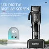 Kemei Hair Clippers for Men Beard Trimmer Professional Barber Clippers with LCD Display Rechargeable Clippers for Hair Cutting 2
