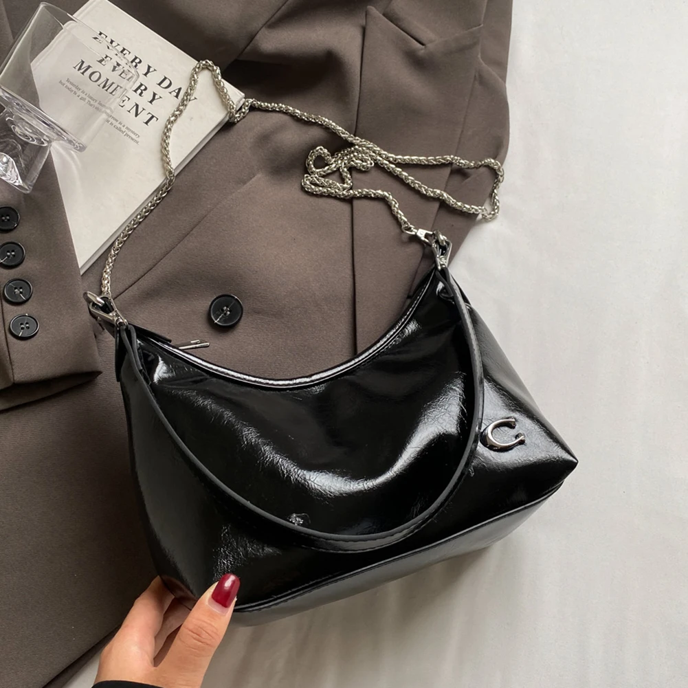 Women Shoulder Bag Messenger Bag Zipper Closure Chain Sling Adjustable Strap Hobo ladies handbag,shoulder bag,crossbody bag