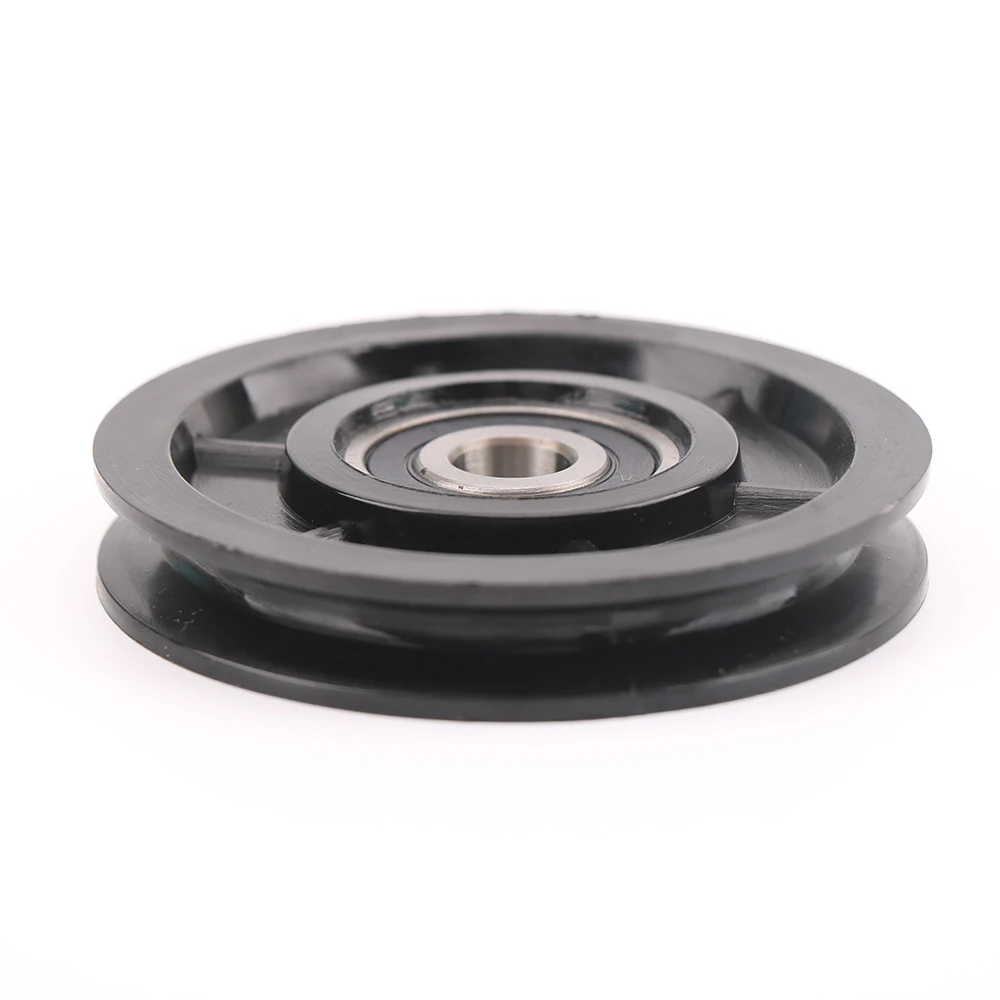 1pcs Elevator wire rope wheel Applicable to 3mm diameter steel wire rope nylon hanging wheel 6200 bearing diameter 71mm
