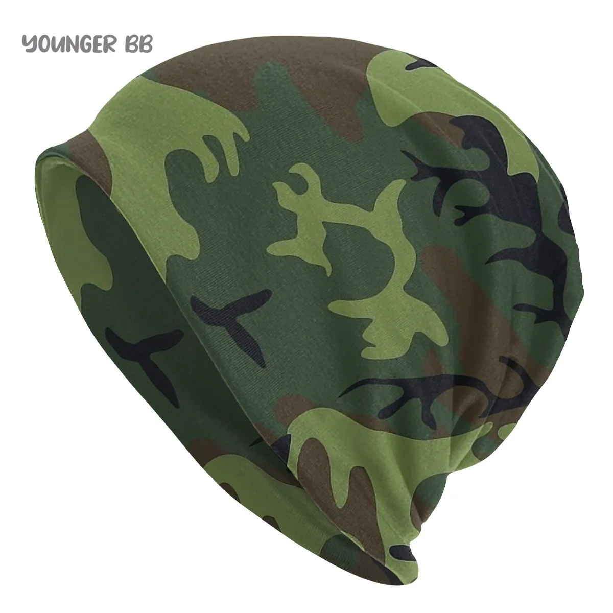 Camouflage Men Women's Beanie Hats Camo Camouflage Knitted Hat Hip Hop Earmuff Bonnet Street Skullies Beanies 