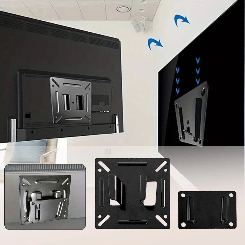 Supporto Per Montaggio A Parete Tv Staffa Universale Fissa Per Tv A Schermo Piatto Supporto Per Montaggio Tv A Led Per Schermi Lcd Monitor Per 12-27 P