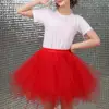 Tutu Skirt For Women A-line Big Swing Multi-layered High Elastic Waist Fluffy Gauze Dancing Performance Short Pleated Skirt 3