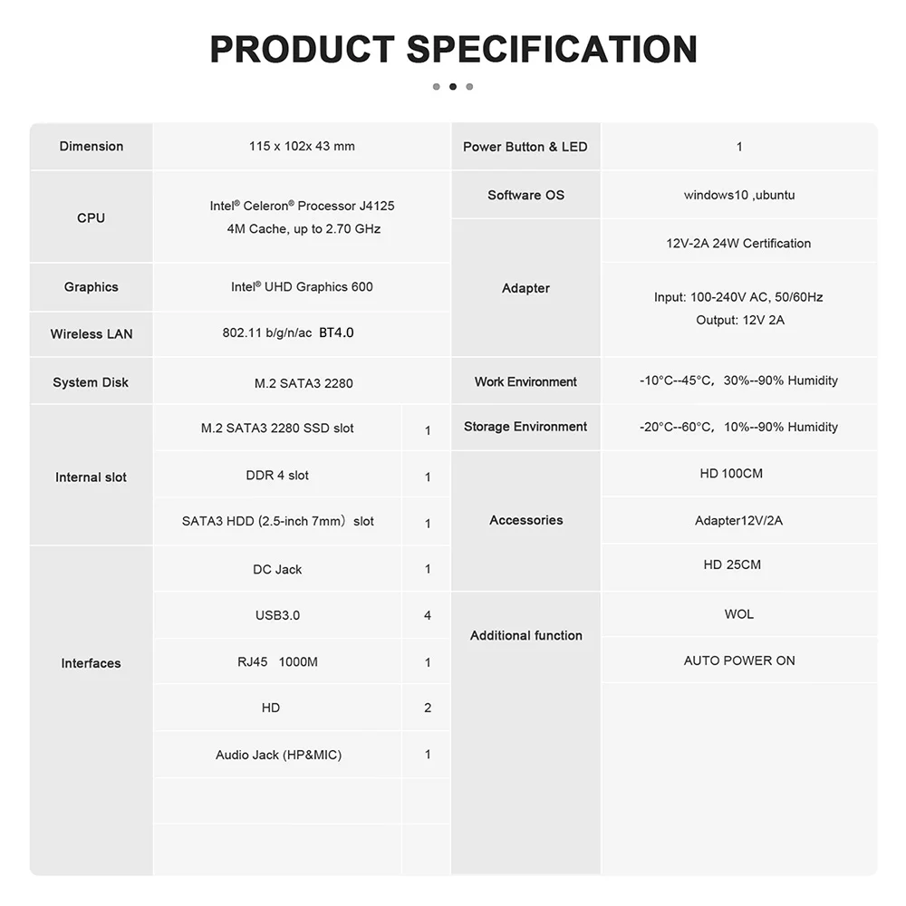 Beelink GK Mini: Intel Celeron J4125 Quad Core, DDR4 8GB, 256GB SSD, HD Port, 1000M LAN Desktop Computer Description Image.This Product Can Be Found With The Tag Names Beelink windows 10 mini pc, Mini pc intel celeron j4125, Mini pc quad core windows, Mini pc windows10 intel core