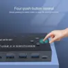 MZX USB Switch Selector KVM Switcher 3.0 Hub 3 0 KM 4 Computer Host Share 4 USB Devices for Keyboard Mouse Printer KVM Switch 4