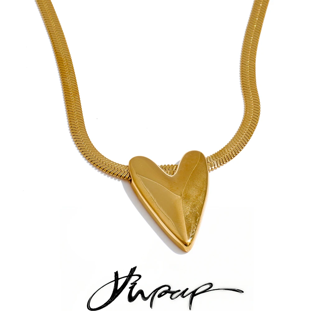 Yhpup Heart Love Necklace Pendant