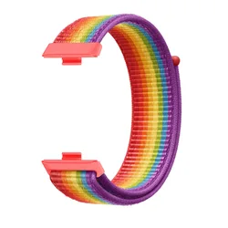 Adjustable Nylon Loop Strap - Soft and Comfortable Replacement Wristband for Smartwatches (Colorful)