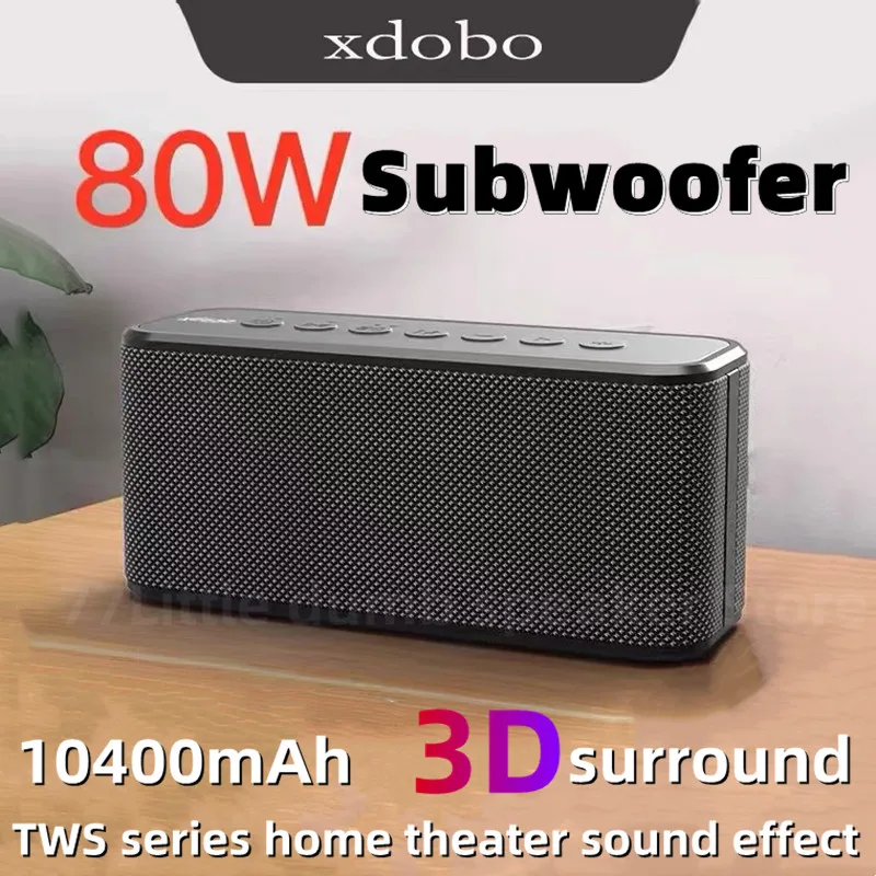 Xdobo X8 Plus Bluetooth Speaker Portable High Power 80W Subwoofer Voor Mobiele Telefoon Opladen boom Box|Draagbare Luidspreker| - AliExpress