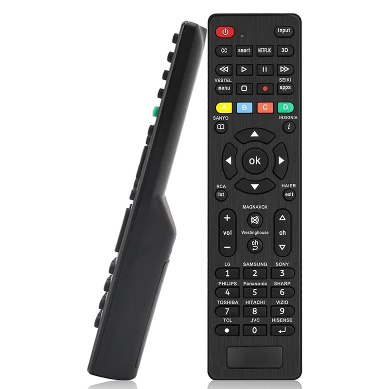 

Universal TV Remote Replacement Accessories Kit Compatible For Magnavox RCA JVC TCL Westinghouse For Panasonic And More