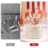 Makeup Brush Bucket Storage Tube Dressing Table Office Desktop Pen Holder Cosmetics Storage Box 5
