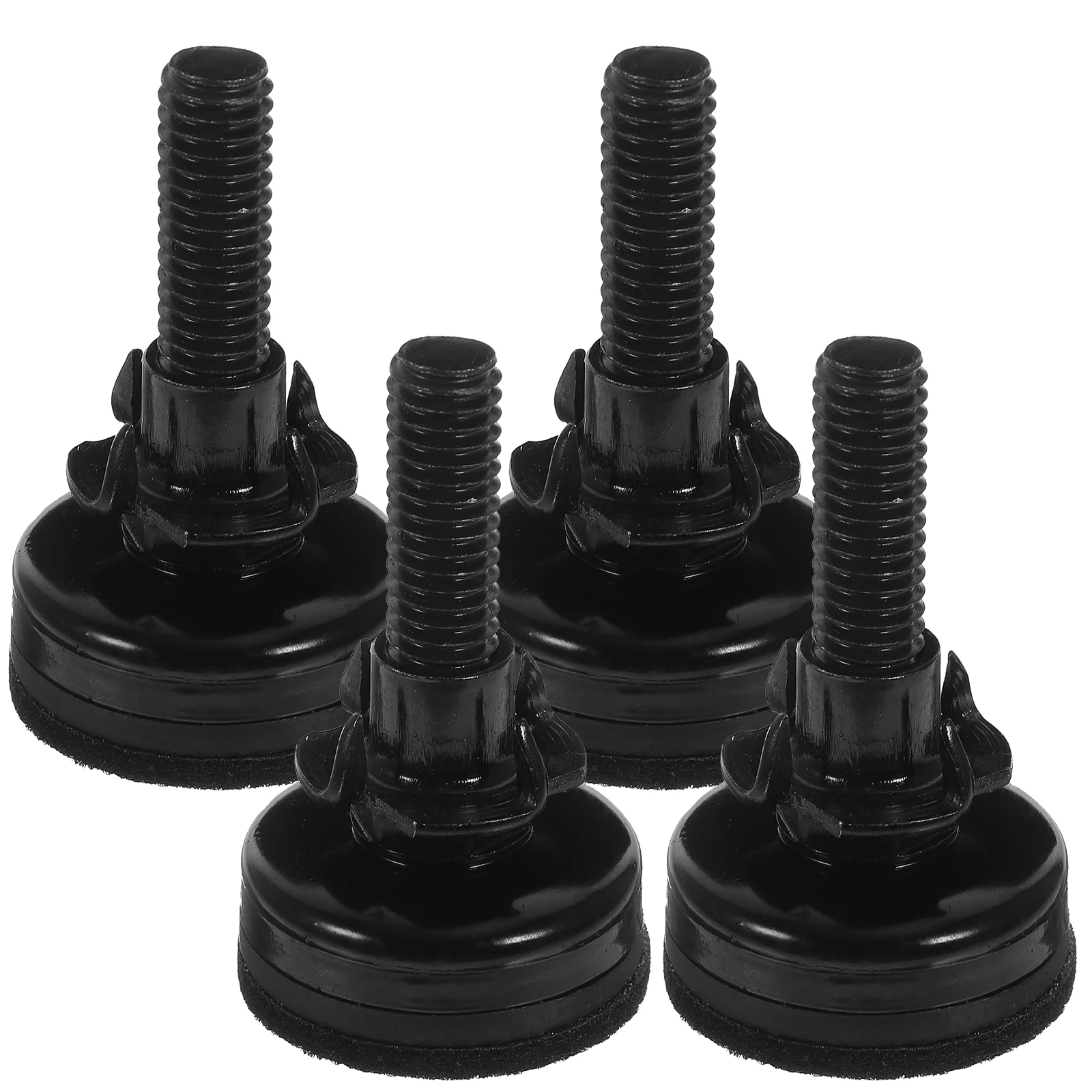

4 Sets Leveling Feet Table Leg Levelers Furniture Chair Extenders Sofa Adjustable for Desk Legs Gasket Screw on
