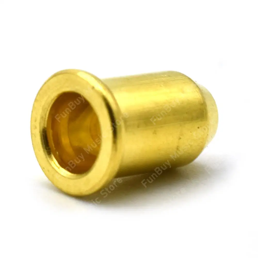 Electric Bass Guitar String Mounting Ferrules Bushing String Retainer Accessories 6Pcs