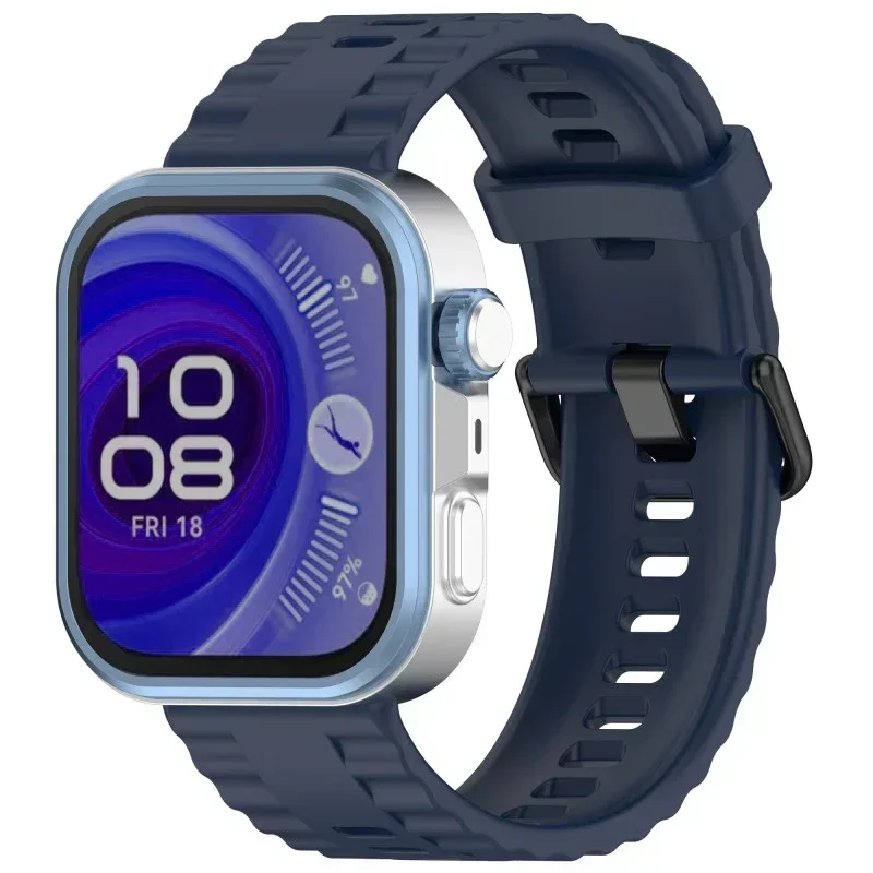 Premium Sport Silicone Replacement Strap for Huawei Watch Fit - Enhanced Comfort and Durability
