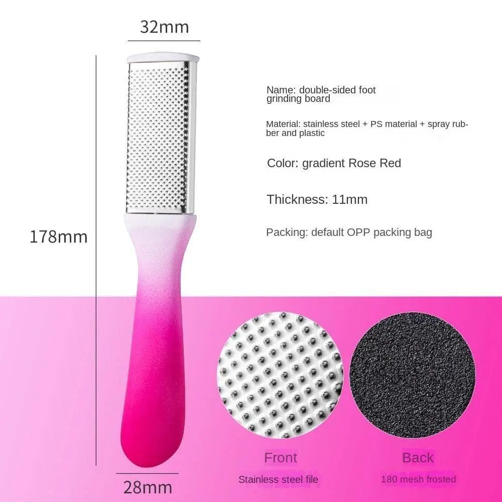 Double-sided Foot Scrubbing Board Stainless Steel Foot File