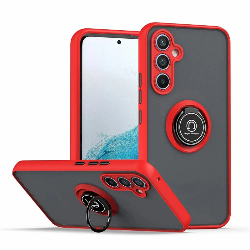 thumbnail image 1 of Funda mate con anillo magnético para Samsung Galaxy A55, 5G, A35, A54, A53, A34, A24, A13, A33, A52S, A52, A53, A51, A32, a prueba de golpes, 1 of 5
