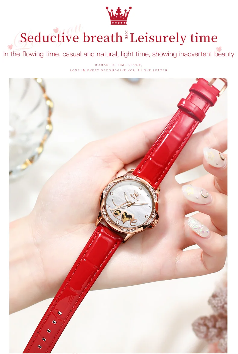 OLEVS 6613 Automatic Mechanical Women Watch description image 14
