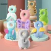 Baby Walkers Head Protection Cushion Animals Plush Pad Adjustable Straps Baby Protective Pad Showering Gift for Toddler Baby 4