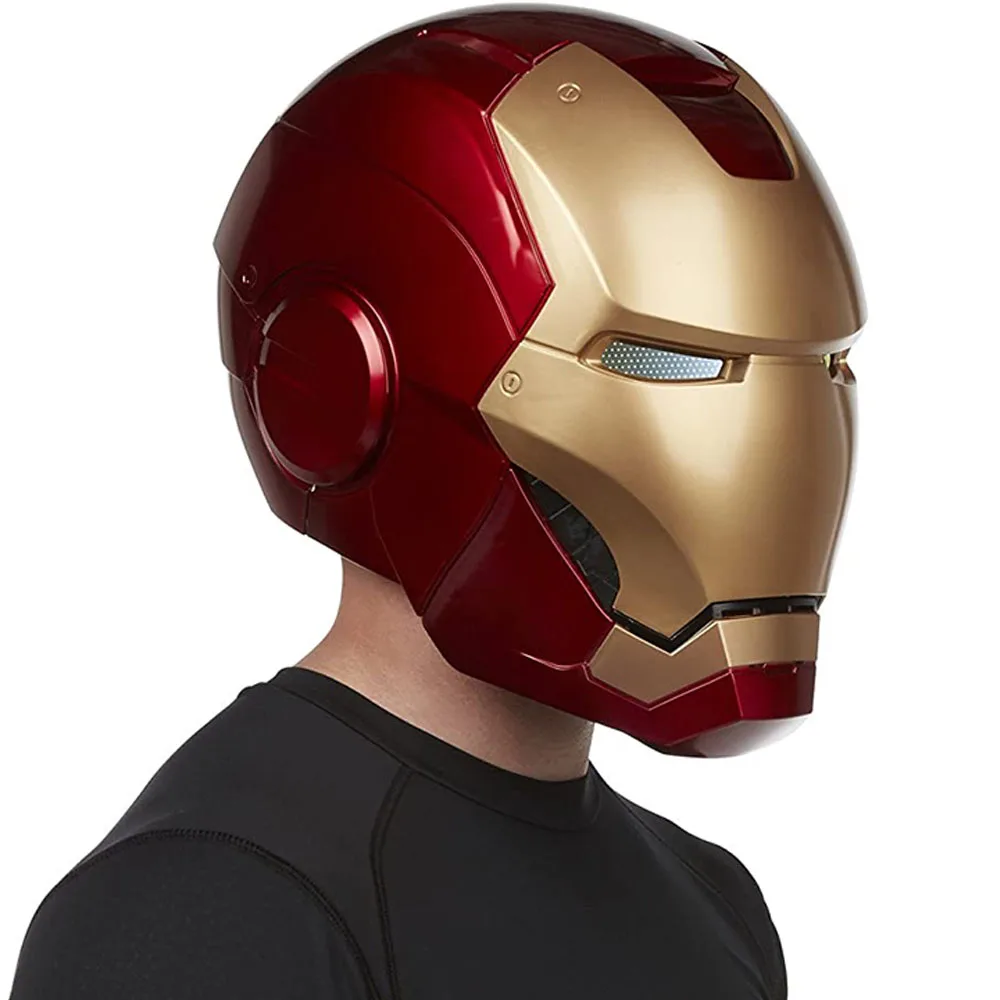Monumento Hacer la cena Helecho Casco electrónico de la serie Marvel Legends Iron Man 1:1, máscara de  Cosplay de Halloween para regalo de cumpleaños y Navidad, B7435 - AliExpress
