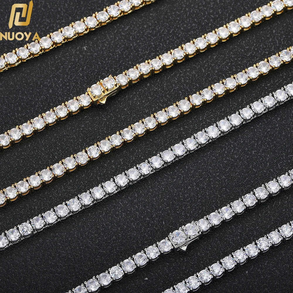 Iced Out 3A CZ Tennis Chain for Women Men Exquisite Fashion