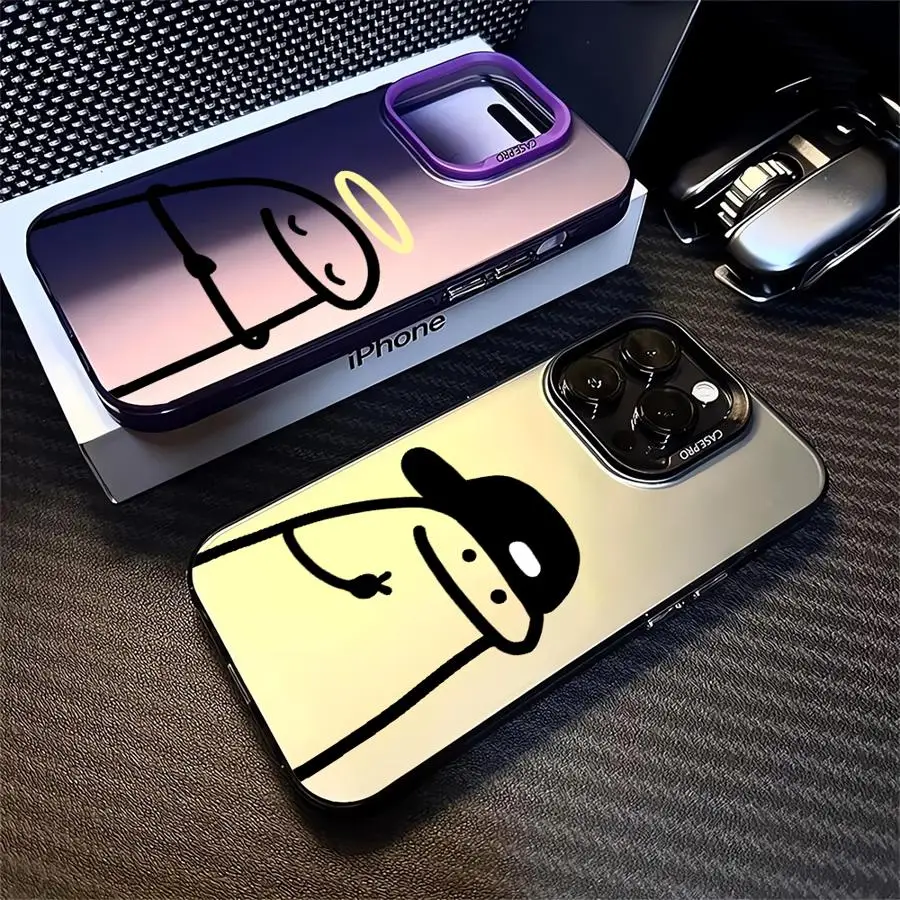 Charming Match Man Matte Phone Case with Enhanced Back Cover