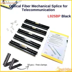 Black Fiber Optic Mechanical Splice Stripper with Fixed Length Guide (100pcs)