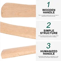 Handle Replacementwood Wooden Hickory Hatchet Campchoppinggardening Woods Replace Scout Grip Tennessee Genuine Axes Straight 2