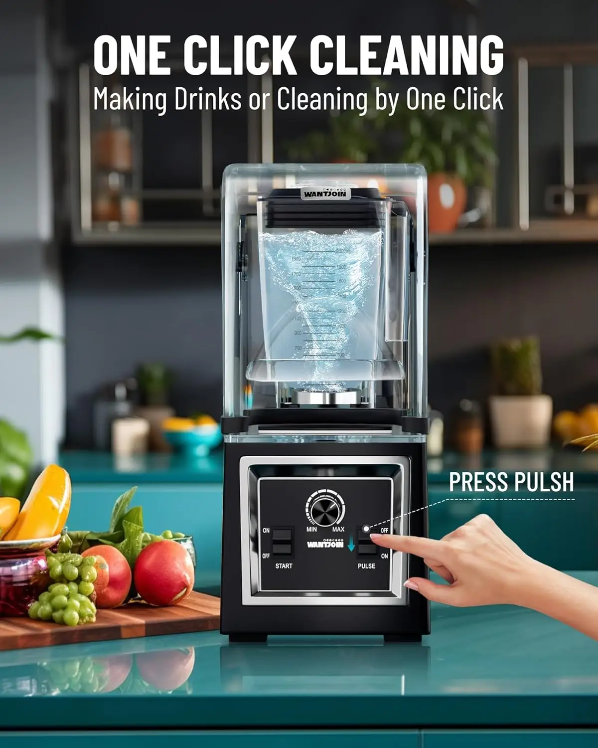 Soundproof & Quiet Commercial Blenders, Removable Shield 3