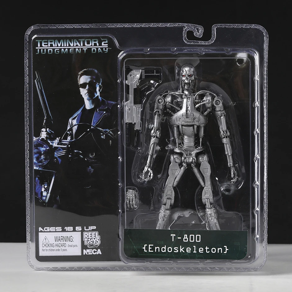 NECA ターミネーター 2 アクションフィギュア T-800 / T-1000 PVC