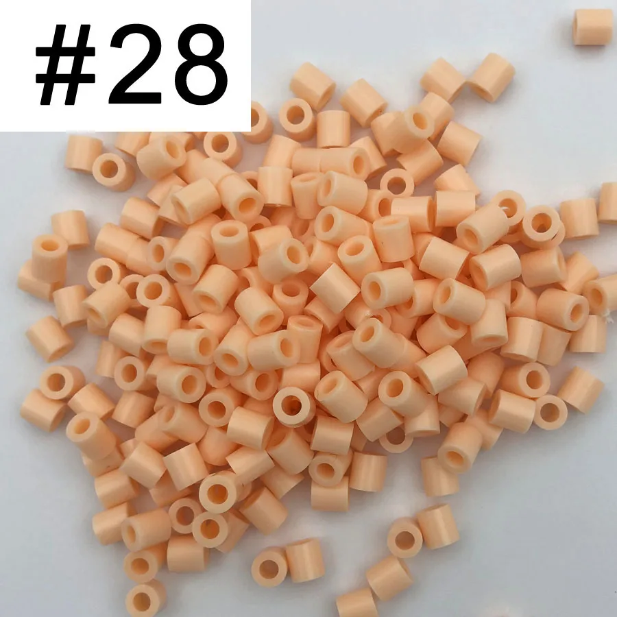 5mm 1000PCS Assorted Colored Hama Beads for Kids DIY Pixel Art and Puzzles