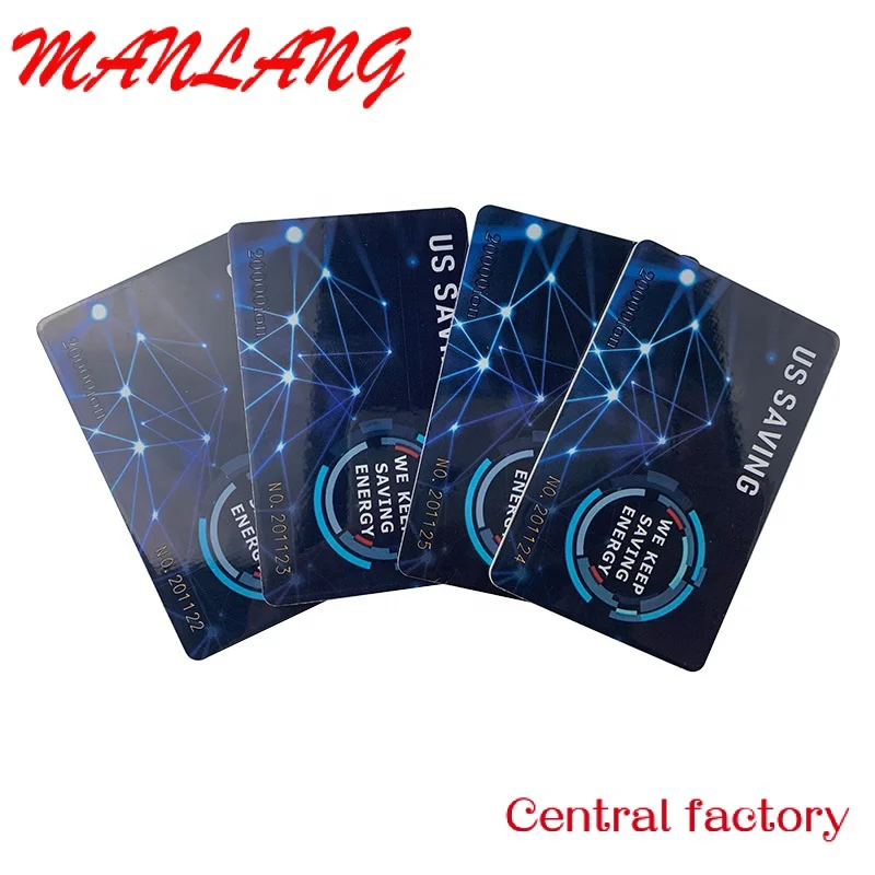 Custom  Bio  Tera card  Energy Scalar Fuel Saver Card ith 20000 Negative Ions