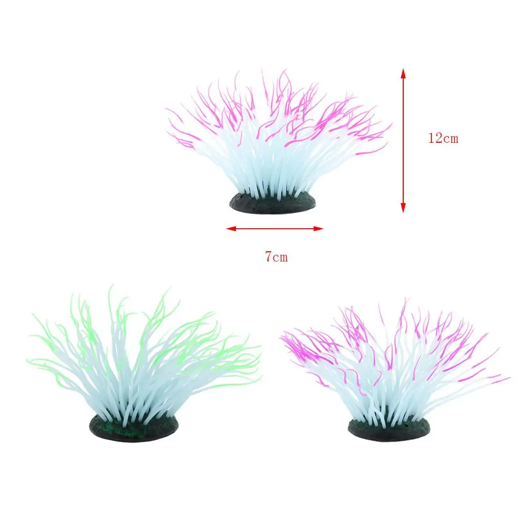 Aquarium Aquarium Ornaments That The Dark Simulation of The Sea Anemone Landscape
