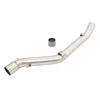 For Suzuki DRZ400 S SM 2000-2022 Motorcycle Exhaust Pipe Mid Link Pipe Muffler Escape Connection Tube Slip On Stainless Steel